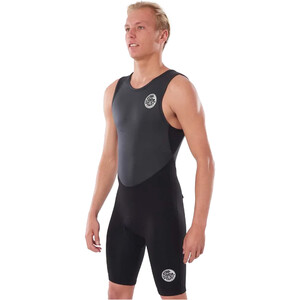 2024 Rip Curl Mens Dawn Patrol 2mm Short John Wetsuit 116MSP Black